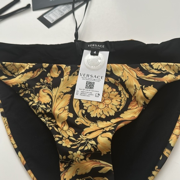 New Authentic Versace Barocco Print Bikini Bottoms - Picture 4 of 9